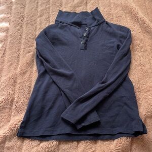 1989 place children’s navy blue long sleeve polo(size kids L or 10/12)